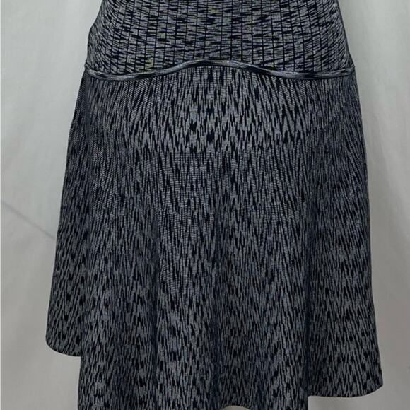 1.State Gray & Black Fit & Flare BalletCore Feminine Dress NWOT Size M - Picture 7 of 12
